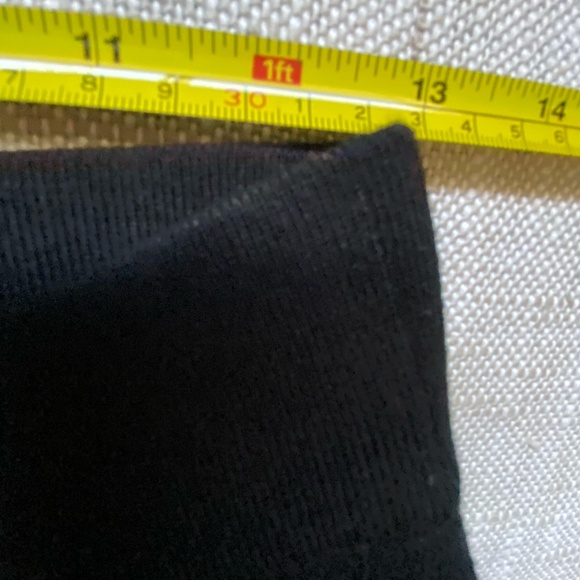 Rachel Zoe Black Sweater Knit Lounge Cropped  Pull-on Capris- Sz-M - Picture 12 of 14